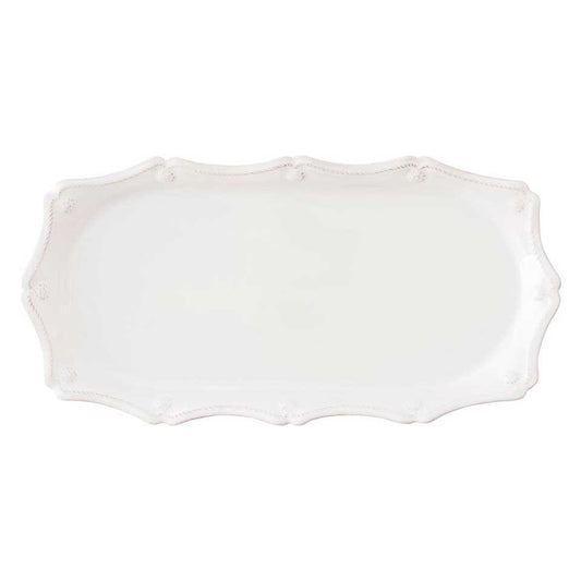 14" Hostess Tray - Whitewash