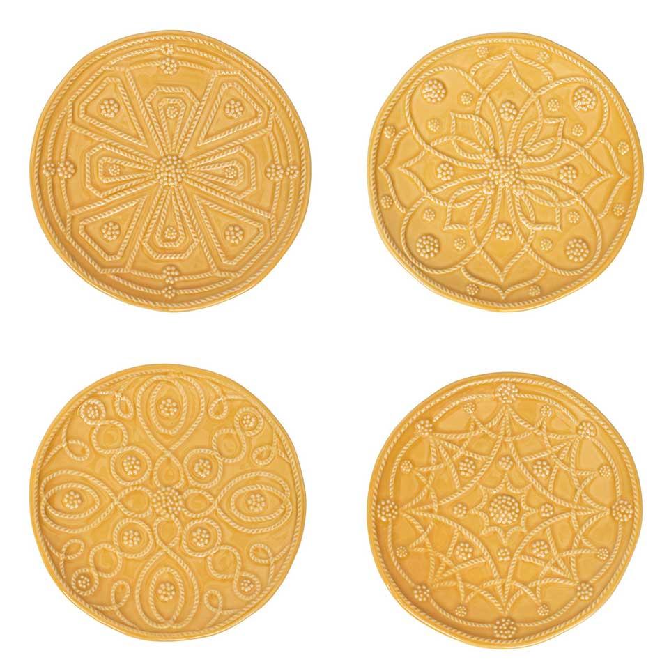 Side/Cocktail Plate Assorted Set/4