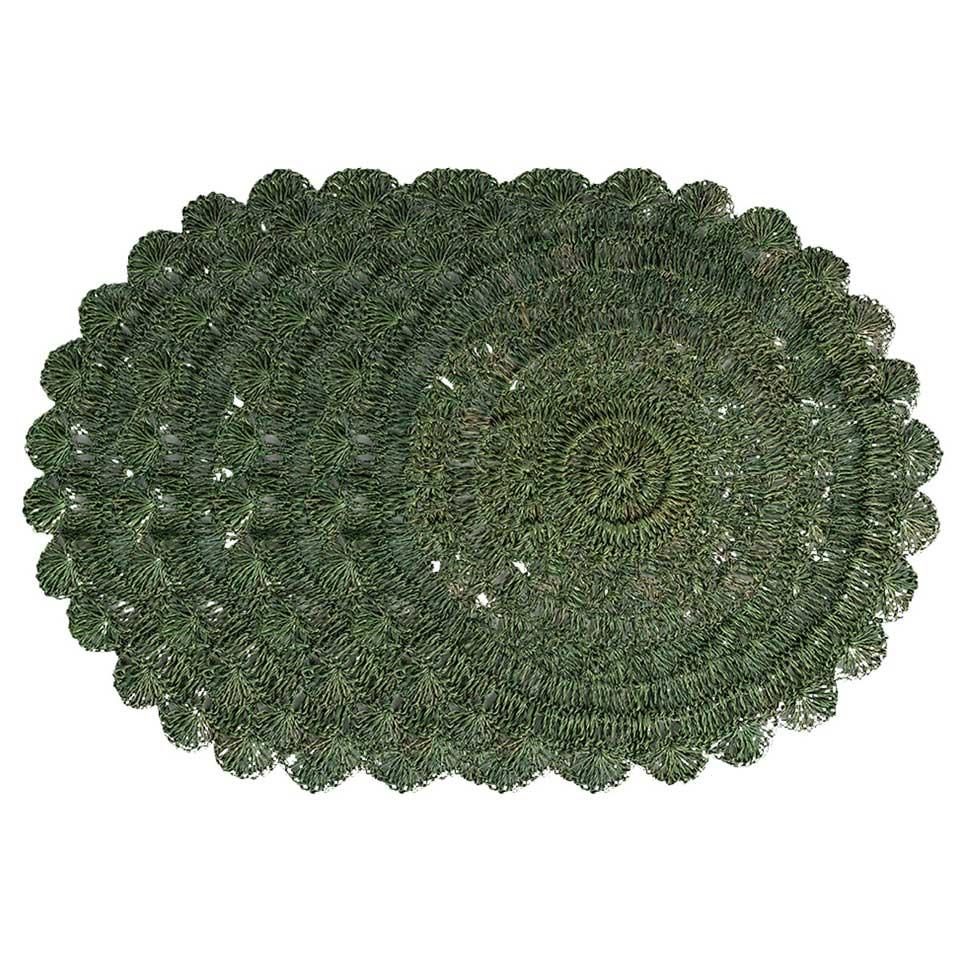 Macrame Set/4 - Green