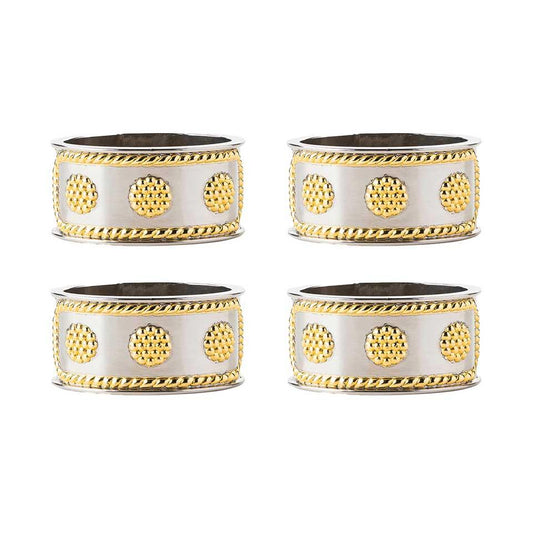 Berry & Thread Set/4 - Silver/Gold