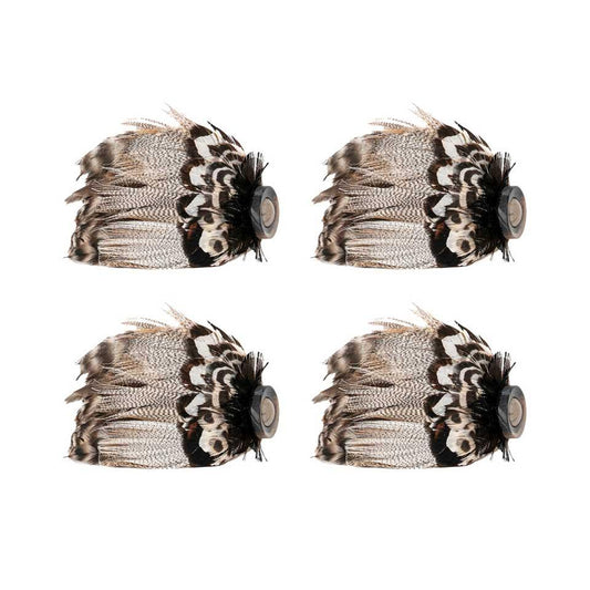 Feather Set/4 - Espresso