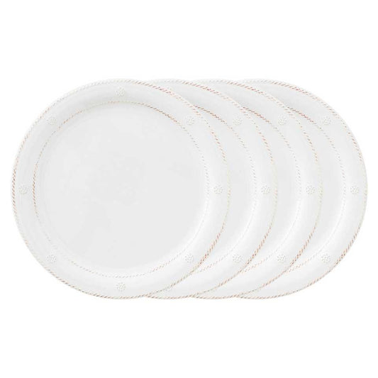 Dinner Plate Set/4 - Whitewash
