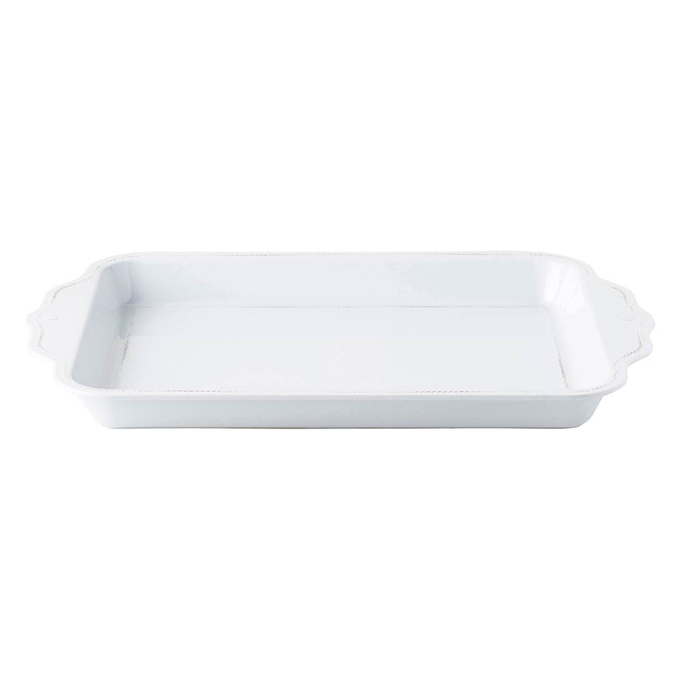 24" Tray - Whitewash