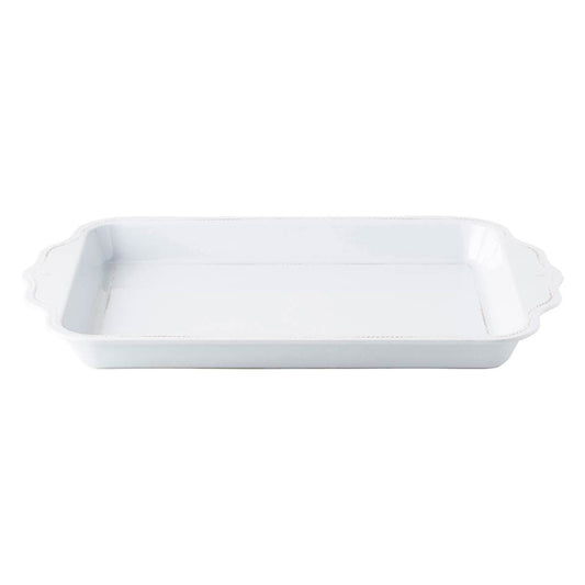 24" Tray - Whitewash