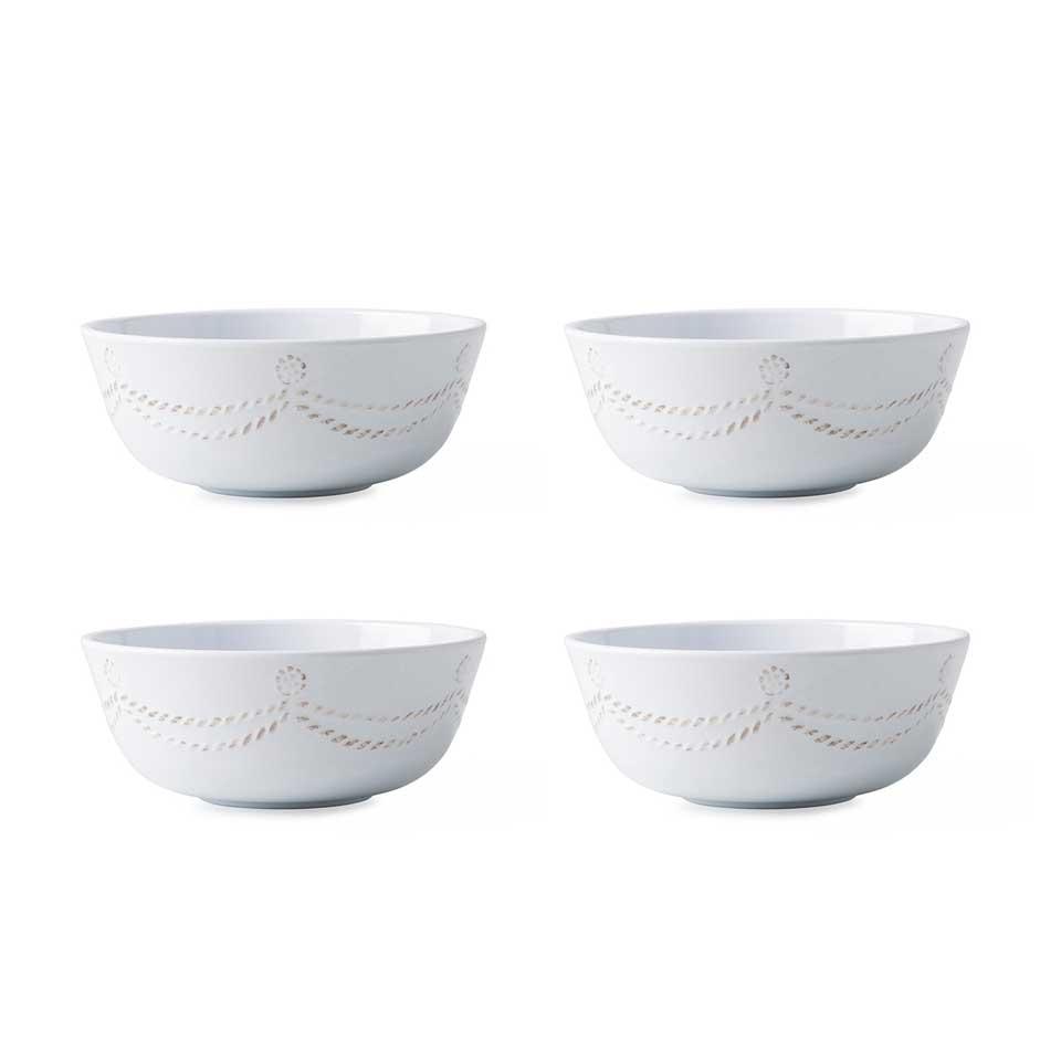 Cereal/Ice Cream Bowl Set/4 - Whitewash