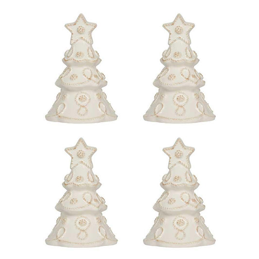 Tree Place Card Holder Set/4 - Whitewash