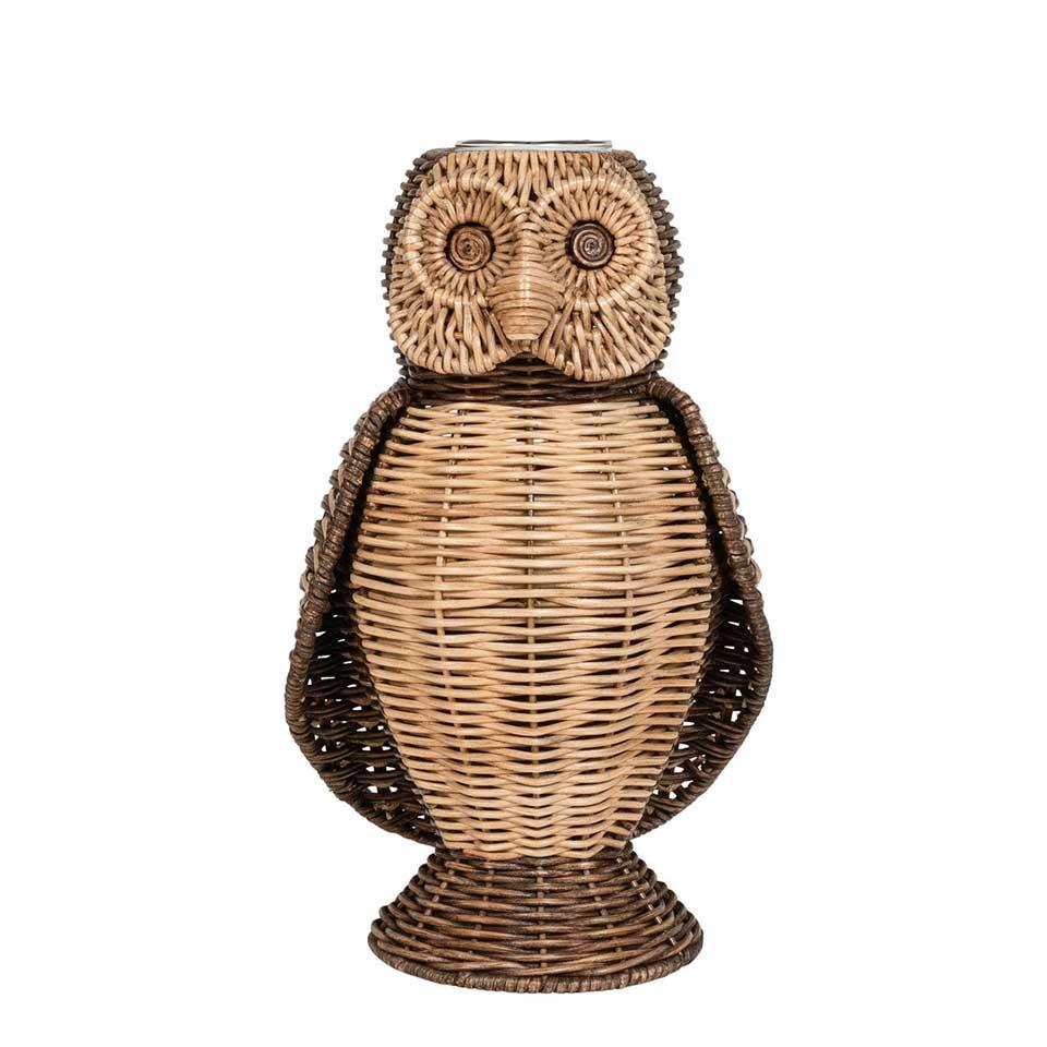 15" Owl Vase