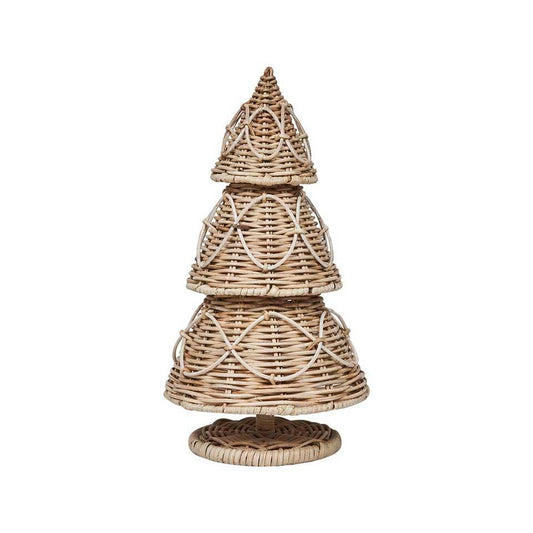 16" Tree - Whitewash