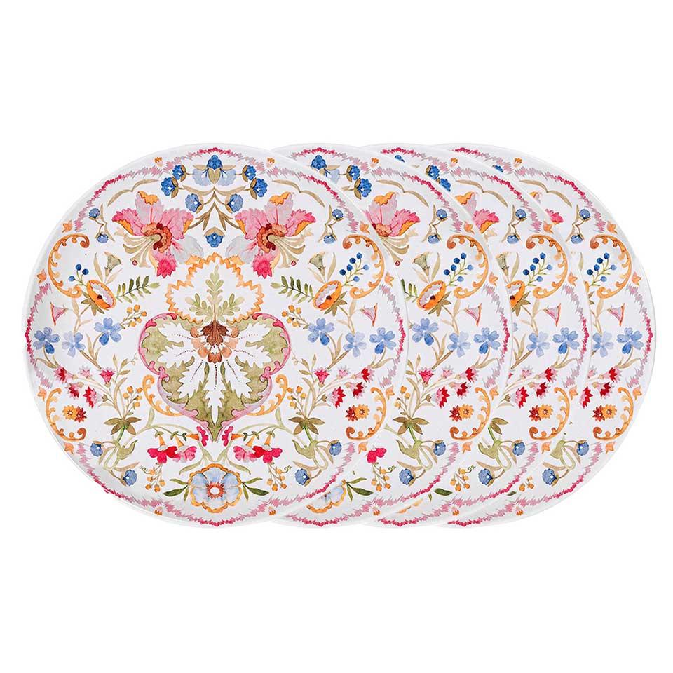 Dinner Plate Set/4 - Multi