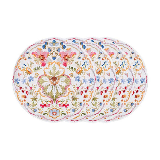 Dessert/Salad Plate Set/4 - Multi