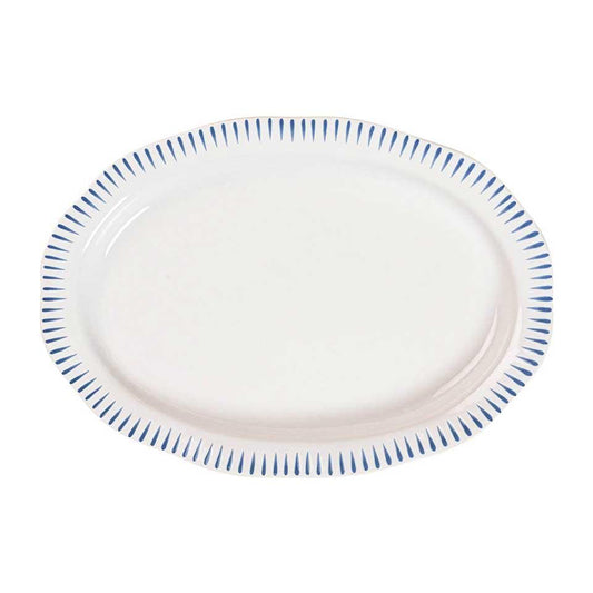 17" Serving Platter - Delft Blue