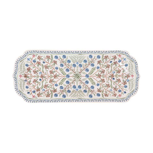 15“ Hostess Tray - Chambray