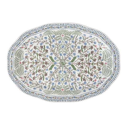 17" Platter - Chambray