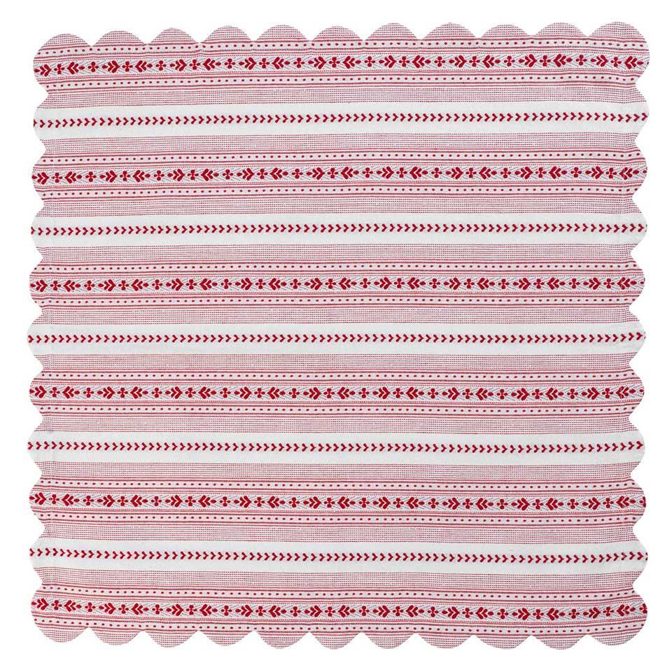 52" Square Tablecloth - Red