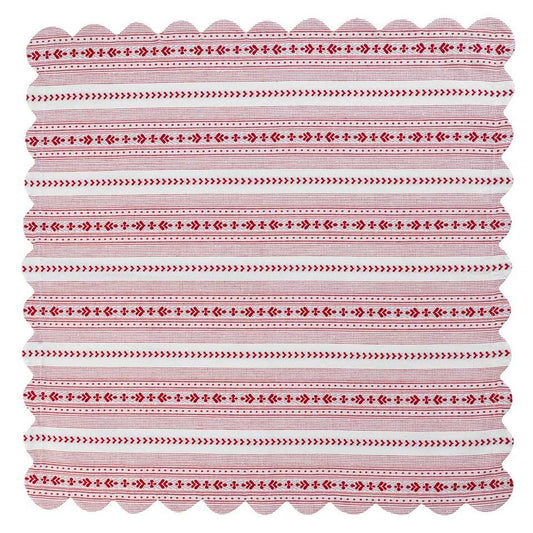 52" Square Tablecloth - Red