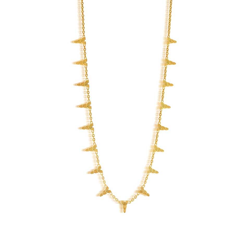 Ra Necklace, 16" - Gold