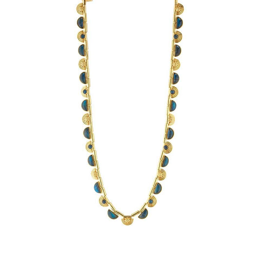 Riviere Necklace - Blue Labradorite