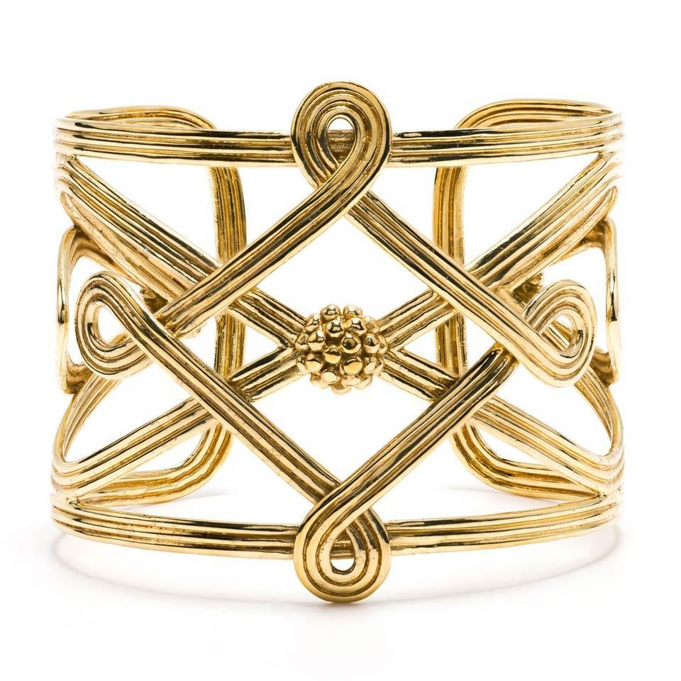 Compass Cuff - Gold