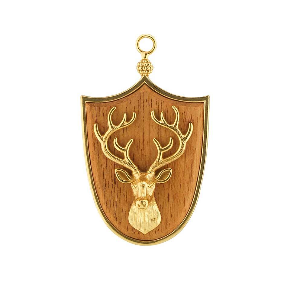 Stag Pendant - Teak