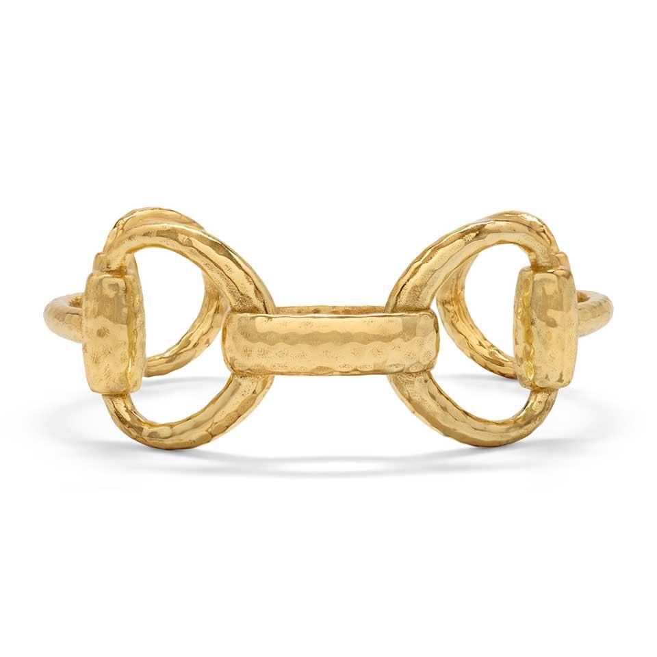 Snaffle Bit Cuff - Gold