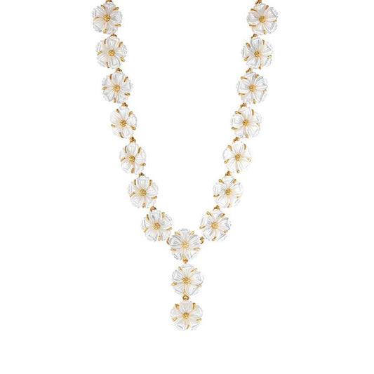 Petite Riviere Convertible Necklace, 16" - MOP