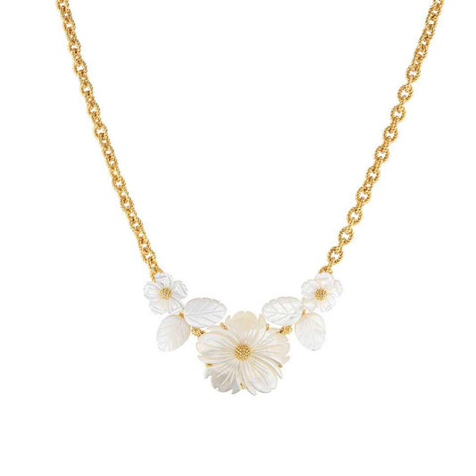 Bouquet Necklace, 16" - MOP
