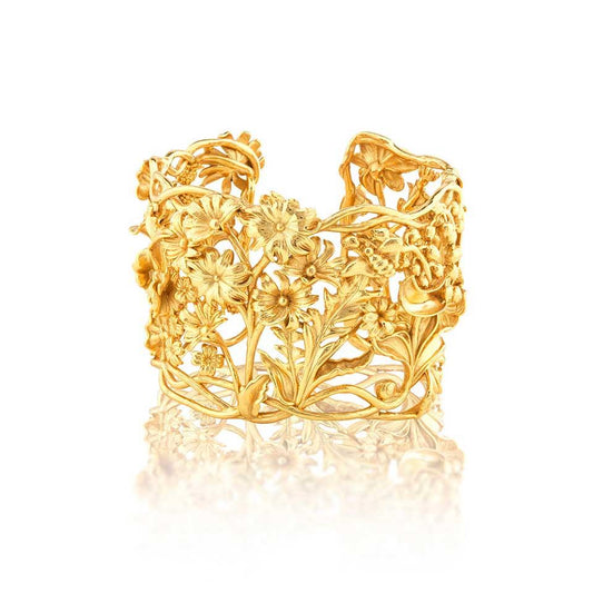 Wildflower Cuff - Gold