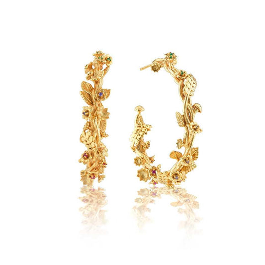 Grande Hoop Earrings - Gold