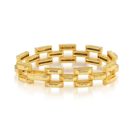 Petite Link Bracelet, 7.25" - Gold