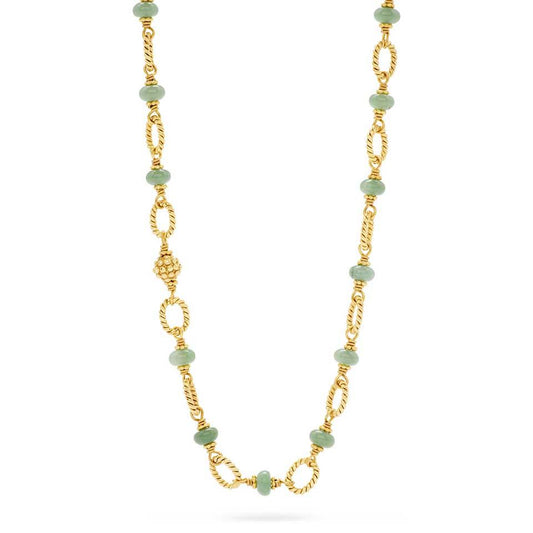 Bead Chain, 24" - Meadow Jade