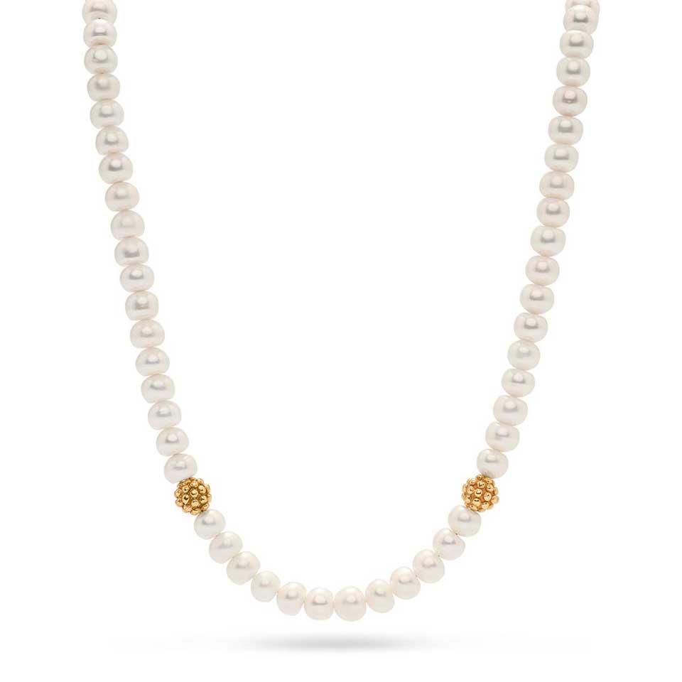 Single Strand Necklace, 16' - Pearl