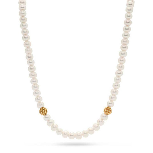 Single Strand Necklace, 16' - Pearl