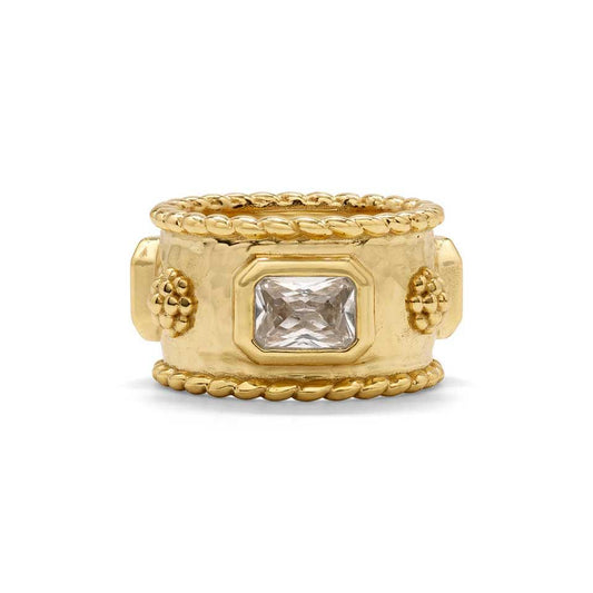 Band, Size 8 - Clear Cubic Zirconia