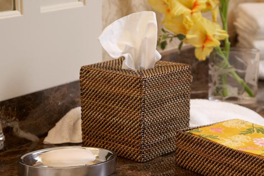 Handwoven Tissue Box Cover