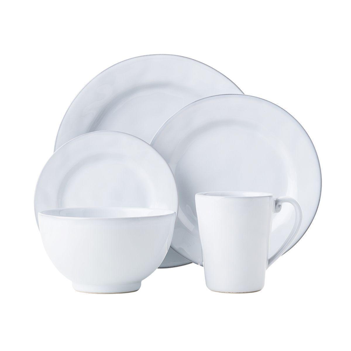 5pc Place Setting - White Truffle