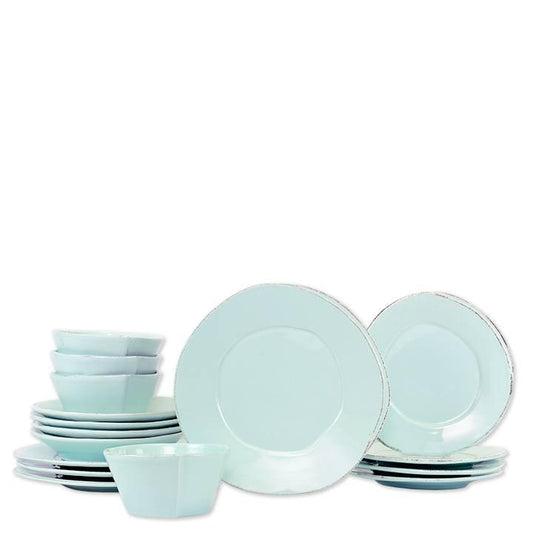 Aqua Sixteen-Piece Place Setting