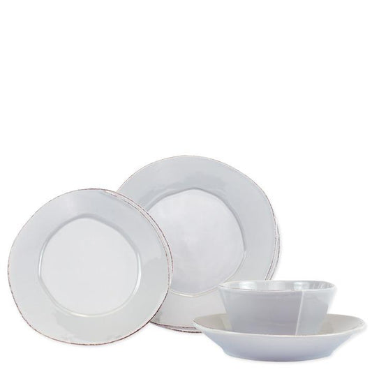 Light Gray Four-Piece Place Setting