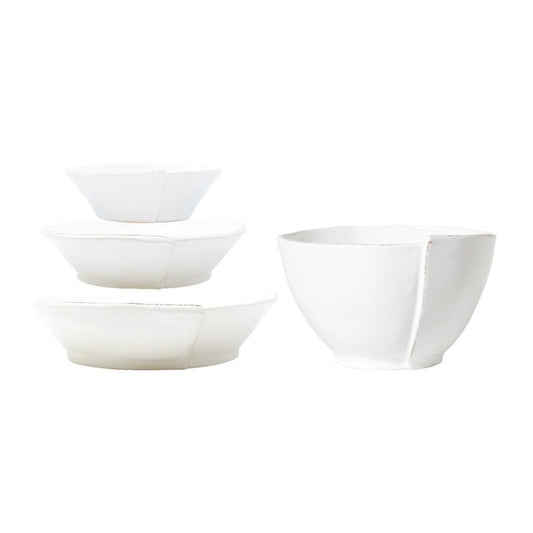 White 4-Piece Serving Bowls Set