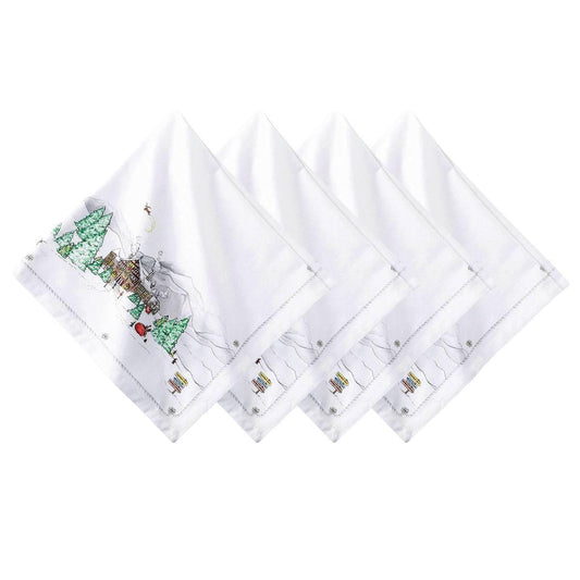 Berry & Thread North Pole Napkin Set/4