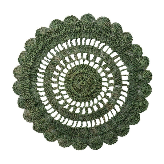 Macrame Placemat - Green