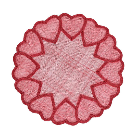 Heart Placemat - Pink