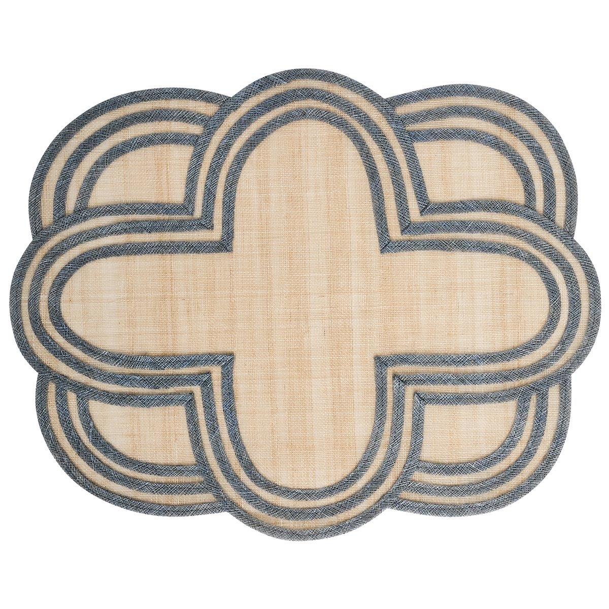 Scallop Stripe Placemat - Chambray