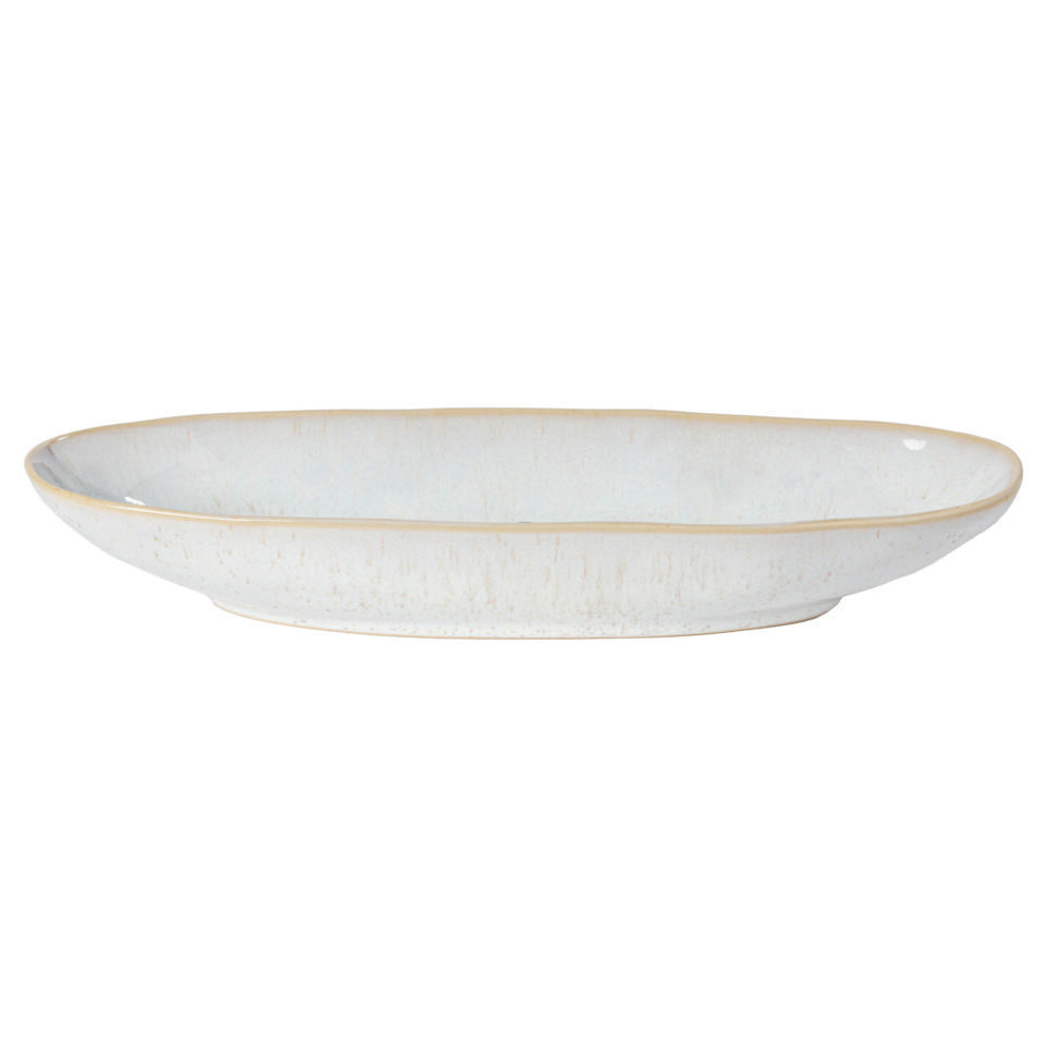 Oval Platter 13", Sand beige