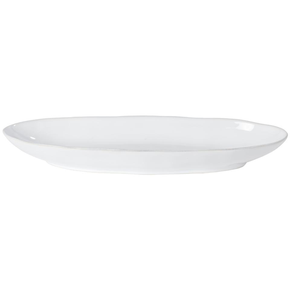 Oval Platter 16", White