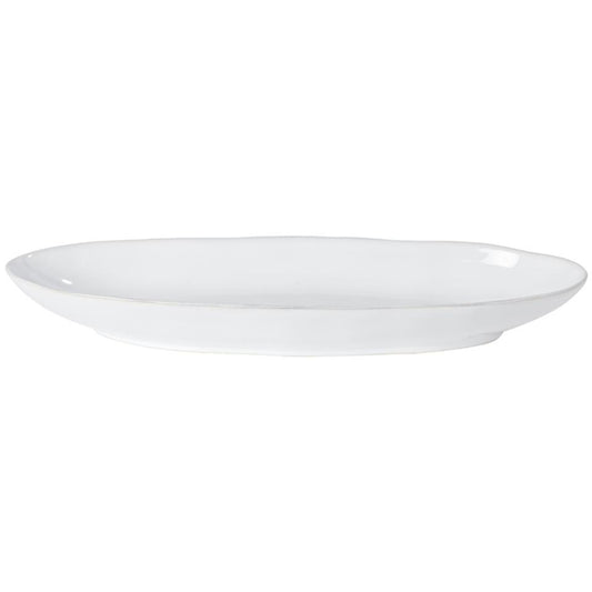 Oval Platter 16", White