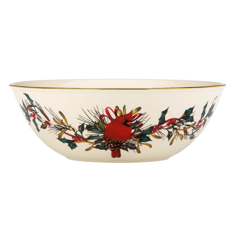 Winter Greetings 10.25" Large Bowl