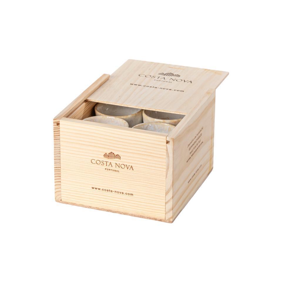 Gift Box Set 8 Espresso Cups, White