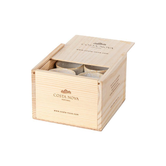 Gift Box Set 8 Espresso Cups, White