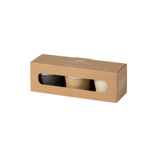 Gift box 3 espresso cups, Multicolor