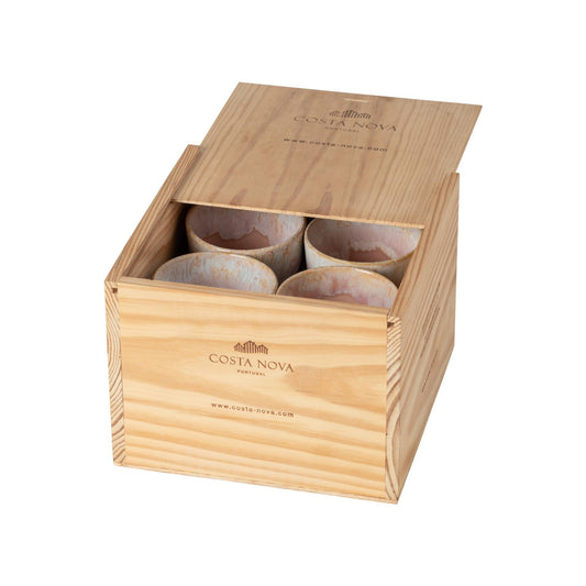 Gift box 8 lungo cups, Soft pink